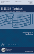 cover El Grillo SATB choral sheet music cover
